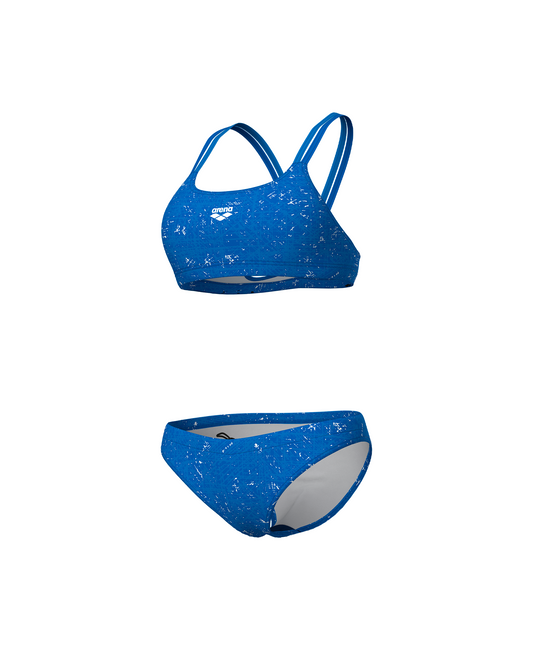 WOMENS ARENA RIBBED SWIMSUIT BIKINI BANDEAU