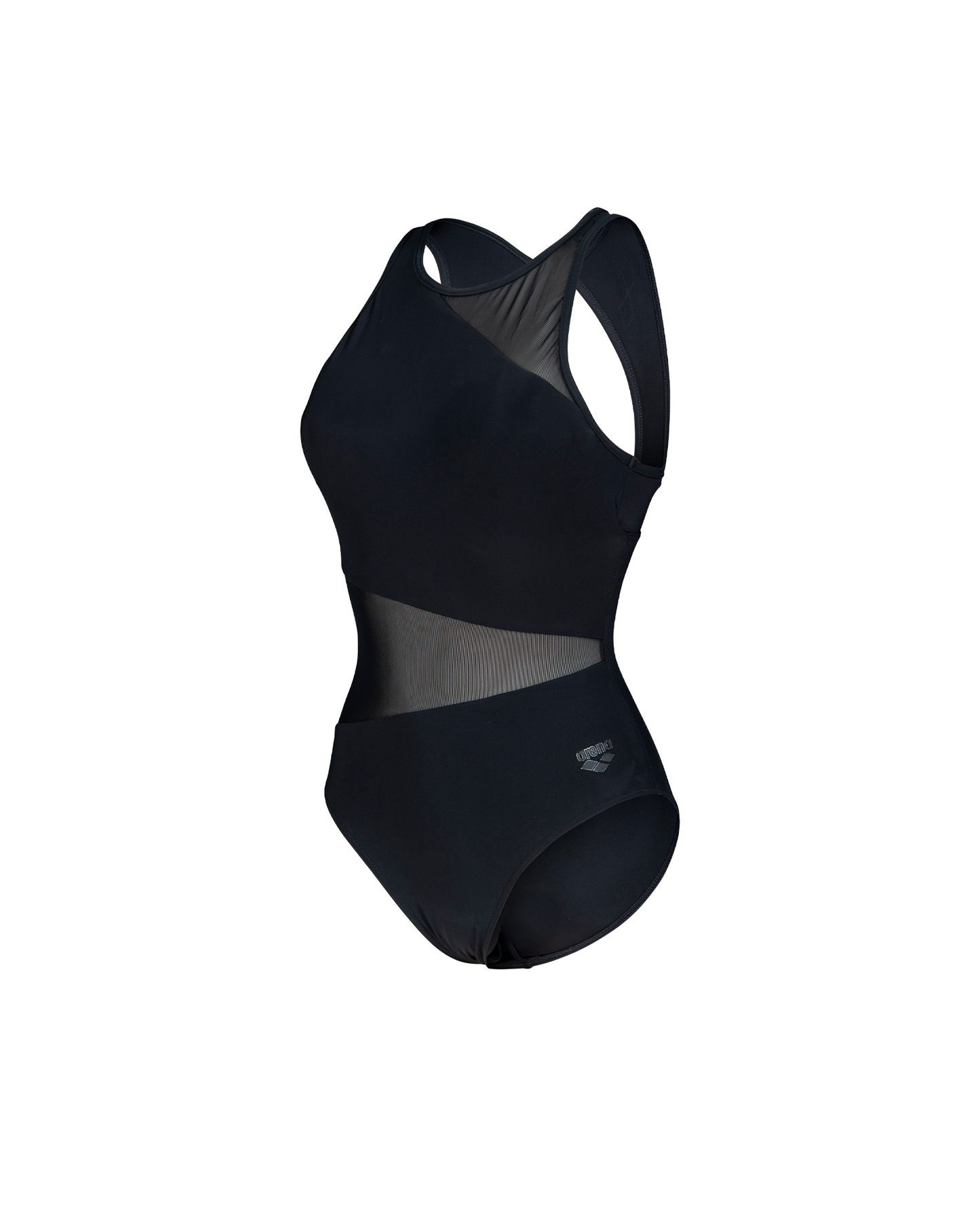 WOMENS ARENA MESH ANGKE SWIMSUIT VENT BACK B